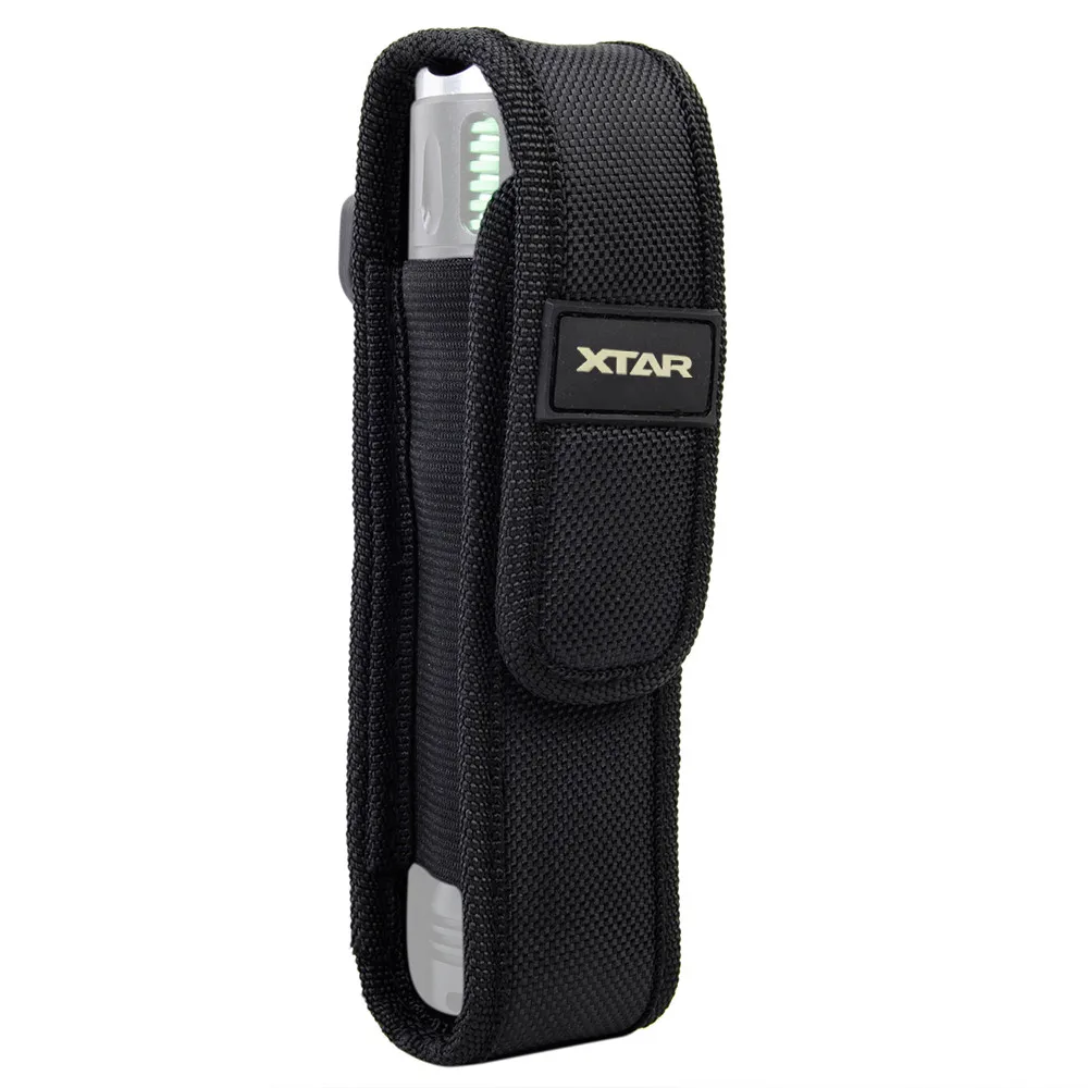 CS Force XTAR T220 Flashlight Pouch Durable Nylon Flashlight Holster Sport LED Flashlight Pouch Torch Pouch Lantern Case Black