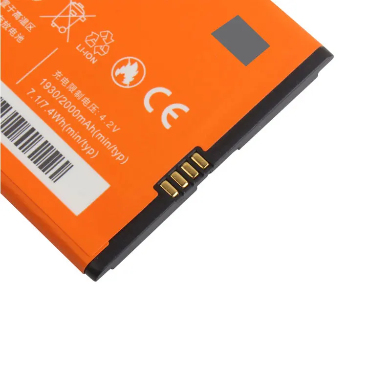 100% оригинальное Резервное копирование для аккумулятора xiaomi 2 BM20 2000 мАч умная