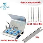 Стоматологический отбеливающий скалер для зубов, эндододонтические ультразвуковые наконечники, пилка для корневого канала, подходит для фотографического оборудования