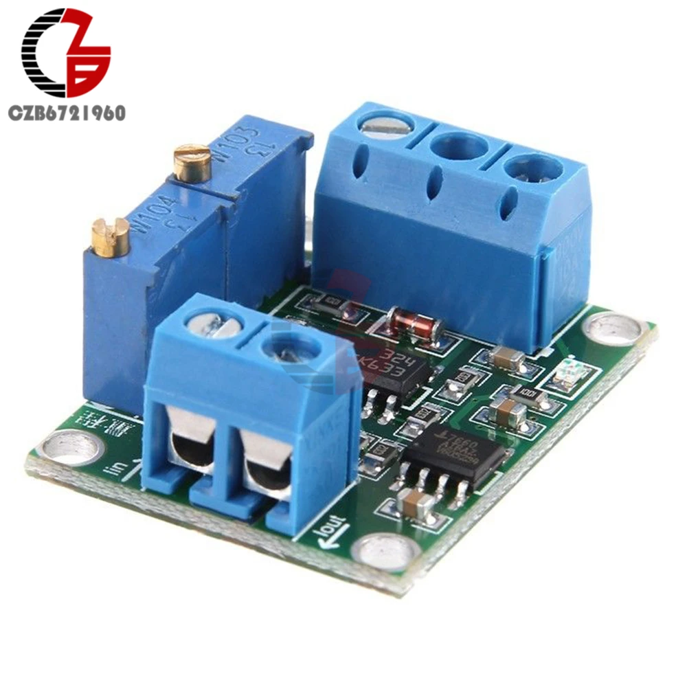 

4-20mA to 0-15V 0-5V 0-10V Isolation Current to Voltage Transmitter Signal Converter Transformer Module Board DC 12V 24V DIY