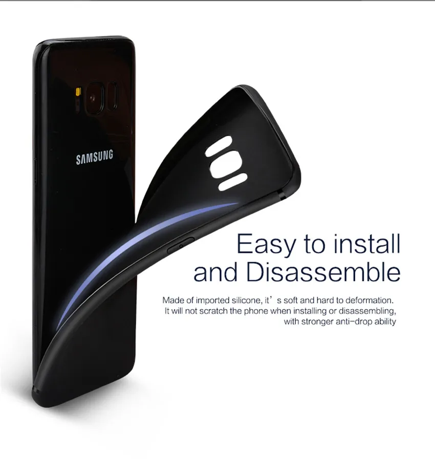 Чехол TCICPC для samsung Galaxy S8, чехол для samsung S8 Plus, чехол, ультра тонкий Силиконовый ТПУ чехол для телефона для Galaxy S8 Plus S 8