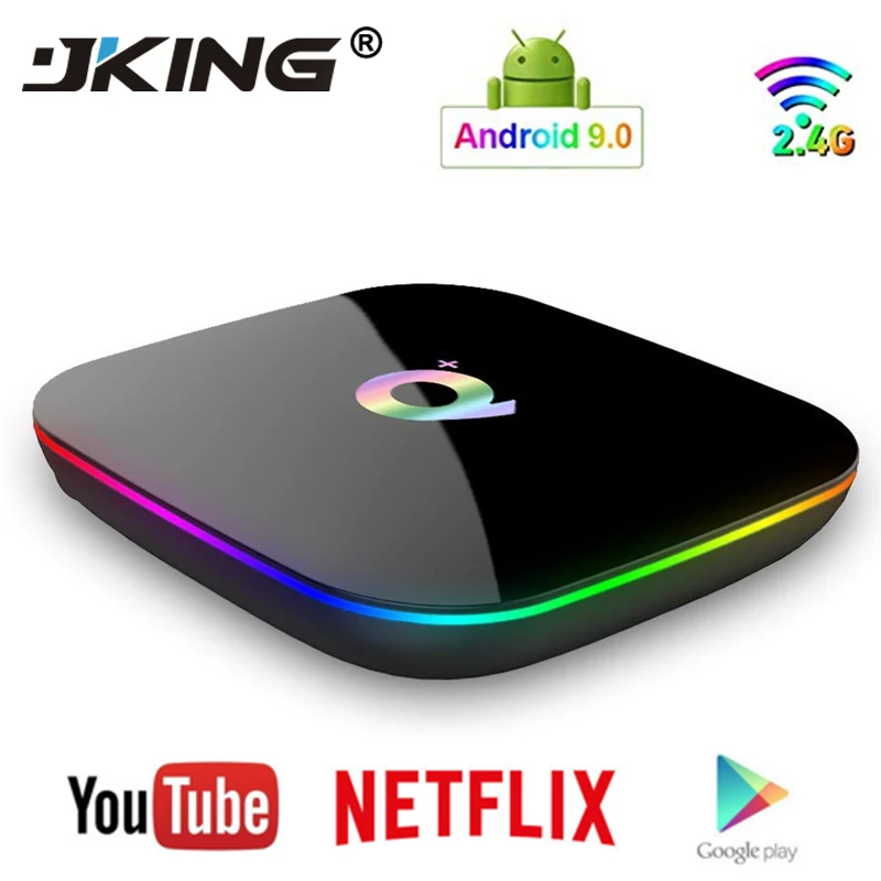 Q Plus Смарт ТВ приставка Android 9 0 4 Гб ОЗУ 32 64 ПЗУ 6K H.265 USB3.0 Netflix Allwinner H6 PK T95Q s905x2