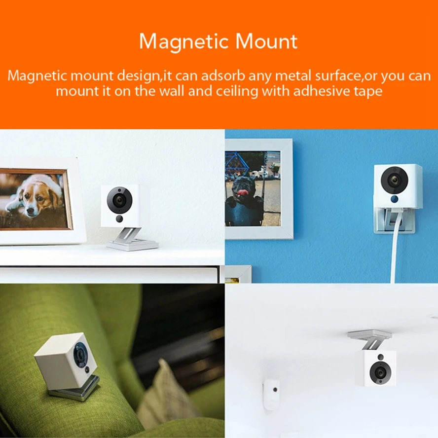 Оригинальный Новый Xiaomi Mijia CCTV Xiaofang цифровой зум смарт-камера IP 110 градусов 8X1080 P wifi