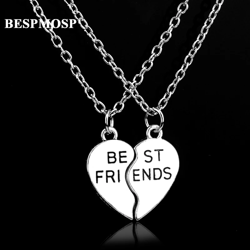 24 шт./лот 2 шт. подвеска в виде разбитого сердца для лучшего друга | Украшения и