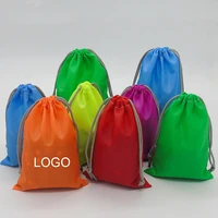 50pcs oxford drawstring bag wholesale jewelryshoesstoragetravel waterproof pouches 150d oxford cloth pouch custom logo 20x30