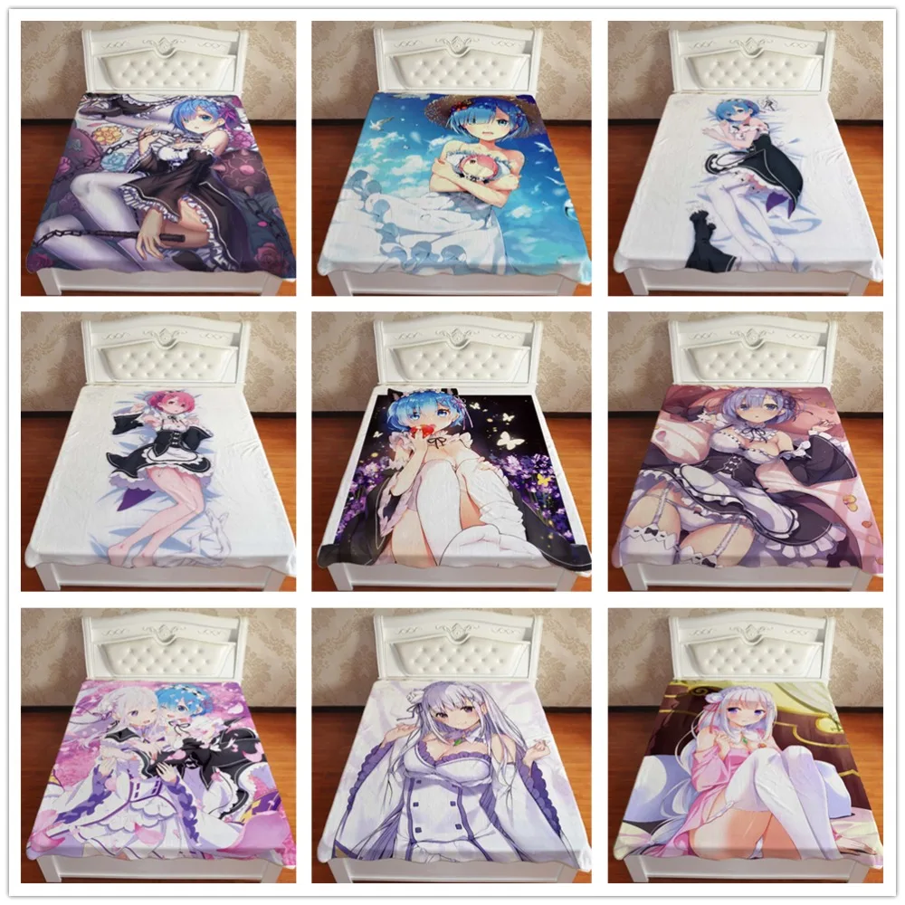 Аниме Манга Re Zero Kara Hajimeru Isekai Seikatsu плед одеяло 005|Одеяла| |