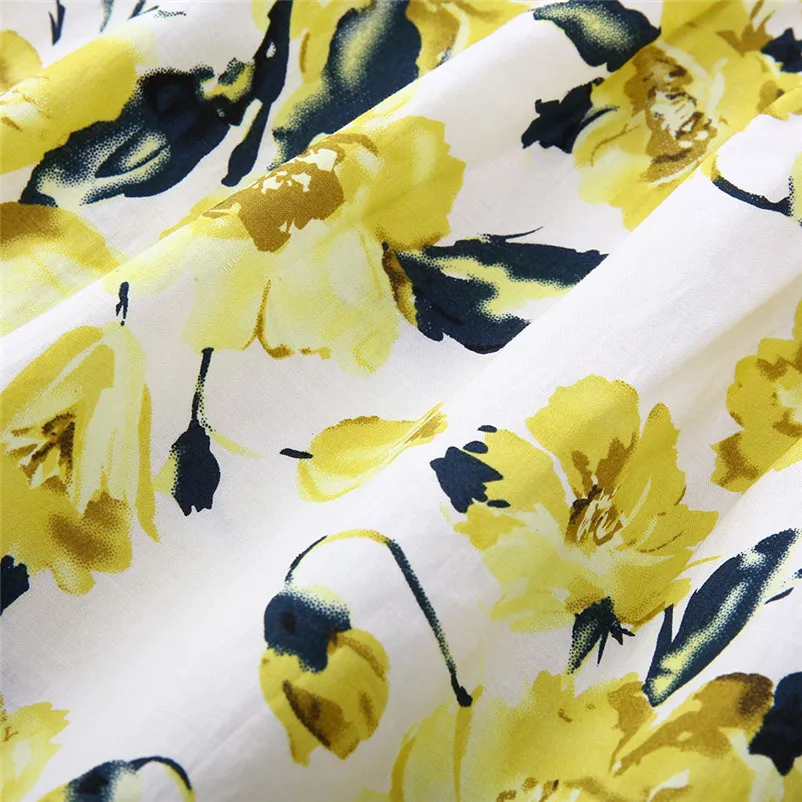 2018 Новый 2 шт. Для детей Цветочный принт Топ без рукавов + Юбка для девочек одежда