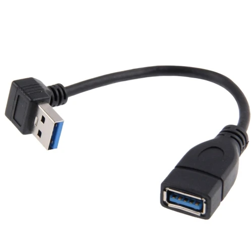 Удлинительный кабель под прямым углом 90 градусов USB 3 0 стандартный шнур длина: 15