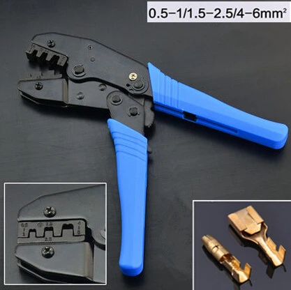 Обжимные клещи для контактов высокоуглеродистые стальные Щипцы 0 5-1/1 5-2 5/4-6 мм