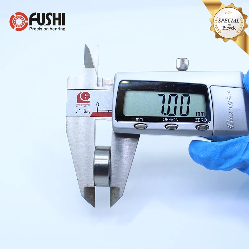 63800 2RSV MAX подшипник 10*19*7 мм (1 шт.) полный для велосипеда детали ремонта 2RS RSV