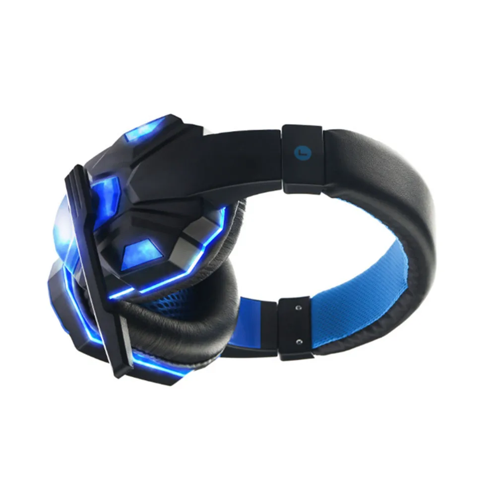 New Stereo Gaming Headse One PC Bass Over-Ear Headphones With Microphone LED Lights And Volume T For PS4 Xbox Phone | Электроника