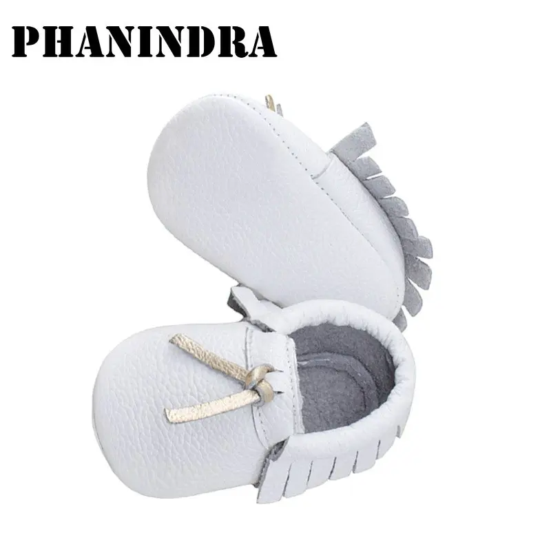 2021 белые с золотыми кисточками Newbor детская обувь модные кожаные туфли мягкой