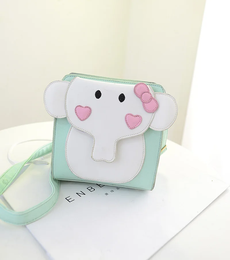 2014 Promotion Bolsas Women Handbags Xia Female Bag Cover Elephant Cute Korean New Macaron Messenger Shoulder of Small Animals | Багаж и