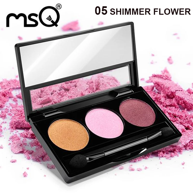 MSQ Professional 3 Colors Eyeshadow Cosmetics Palette Matte Makeup For Fashion Beauty | Красота и здоровье
