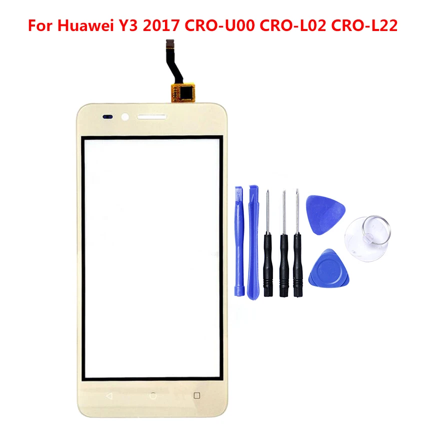 Сенсорная Передняя панель для Huawei Y3 2017 Y3III сенсорный ЖК-дисплей с дигитайзером и