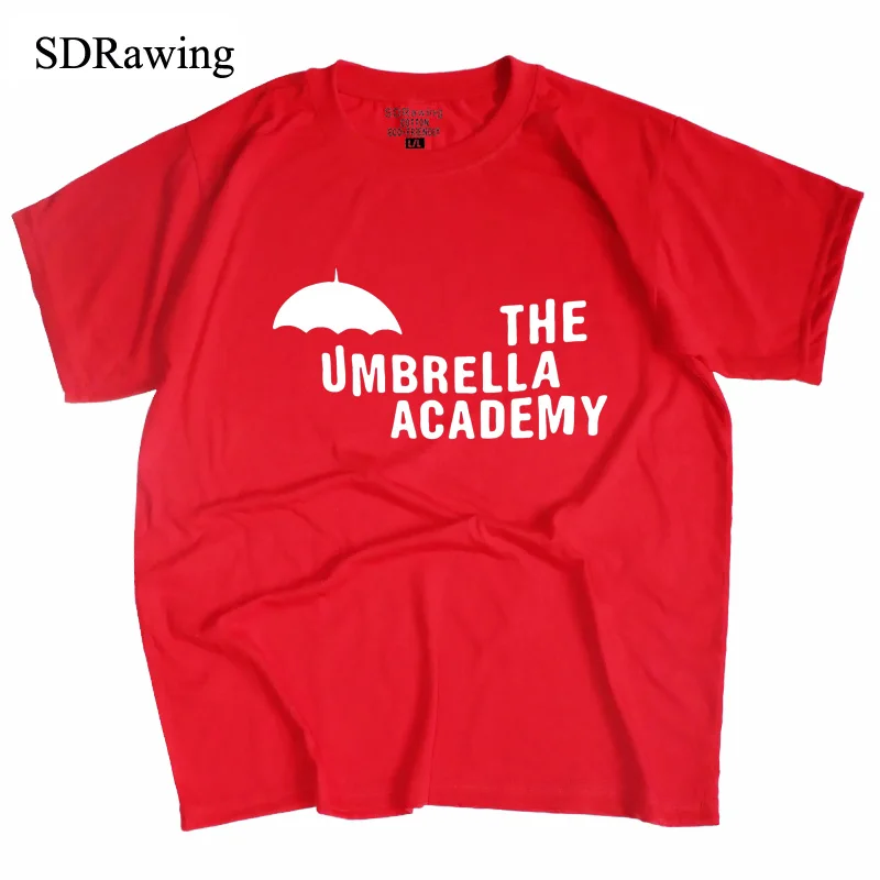 Женская хлопковая Футболка с принтом Зонтик Повседневная забавная футболка для