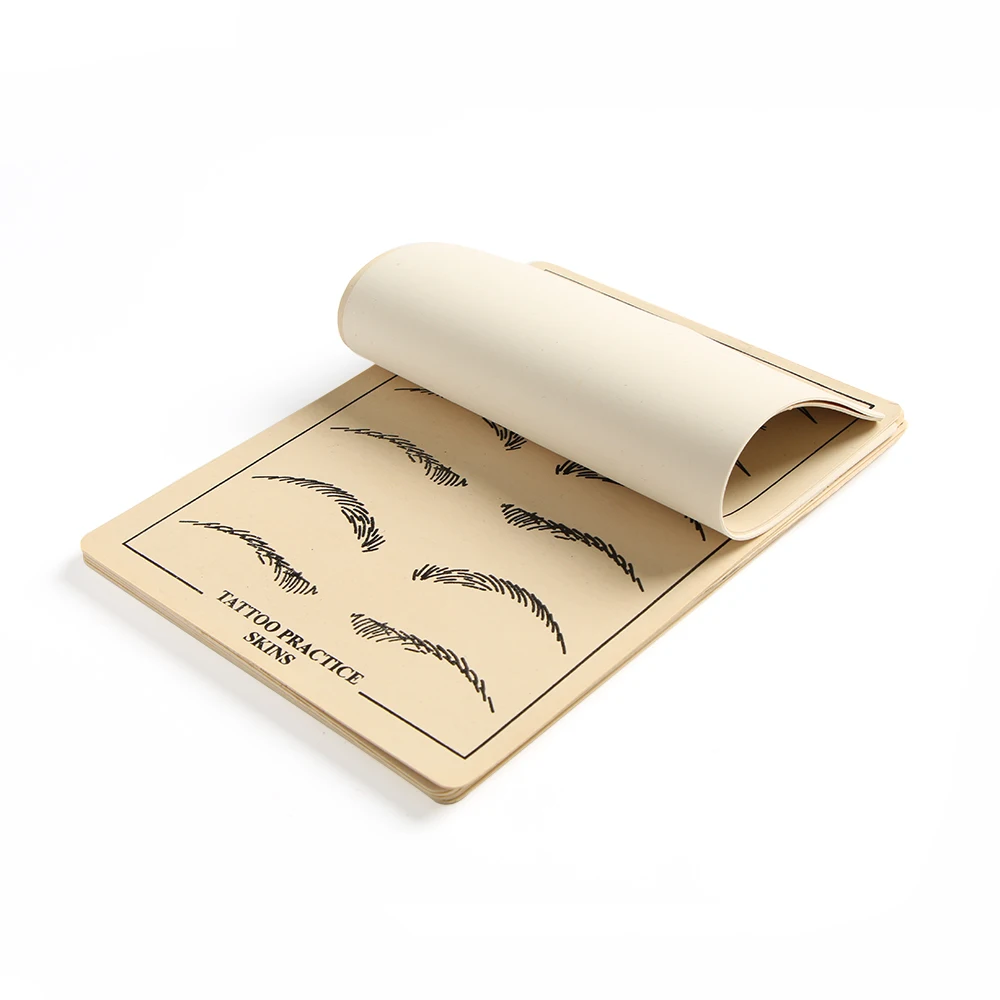 1 лист DIY Microblading кожа для обучения татуировкам Перманентный макияж для бровей и губ поезд практика бумага для обучения Body Art Практика аксессуары