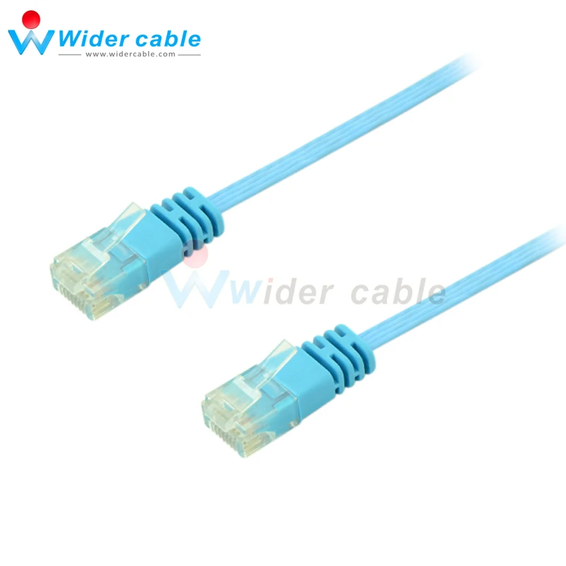 Сетевой кабель UTP CAT6 CAT 6 плоский соединительный RJ45 3 шт. синий цвет фута 1 м|network
