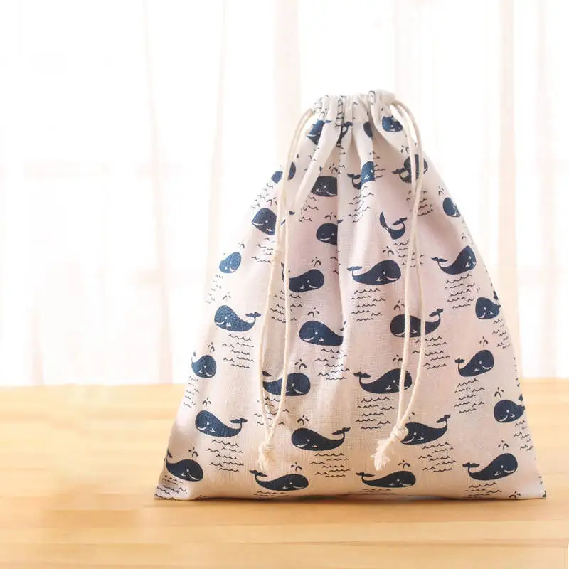 Whale MICCK дорожная сумка для хранения игрушек нижнее белье для хранения обуви детские игрушки Органайзер на шнурке Косметические Сумки для конфет - Цвет: Whale