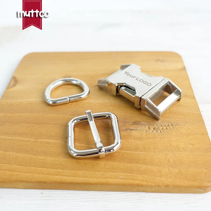 10 компл./лот (металлическая пряжка + настраиваемая кольцо D) 2 0 см ошейник для собак
