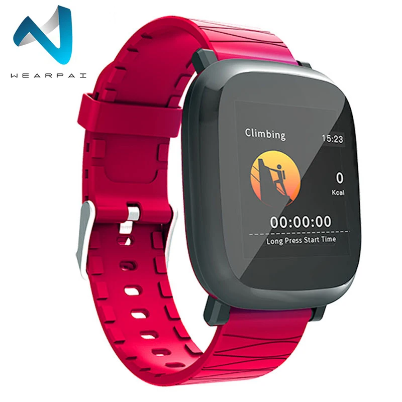 Wearpai M30 Цвет Экран умные часы Для мужчин крови Давление Фитнес трекер сообщение