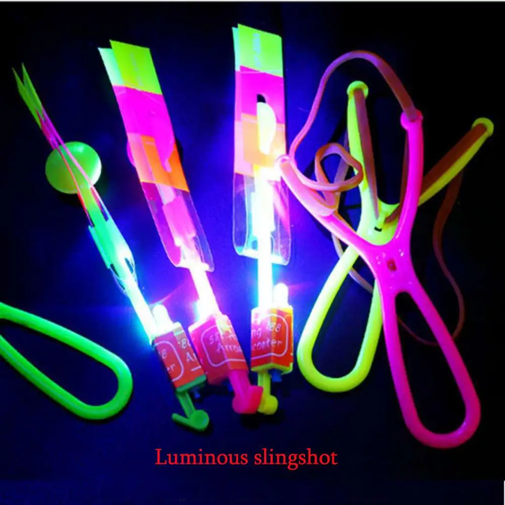 

Huilong Special Offer Flying Arrow Flying Fairy Fairy Slingshot Catapult Blue Light Flying Sword Outdoor Flash Children's Toys