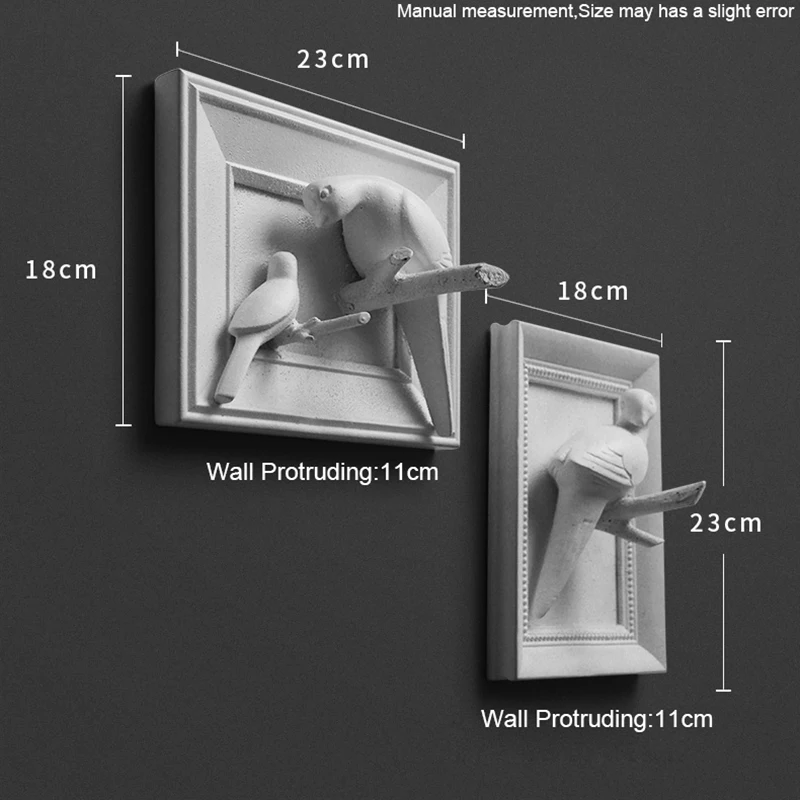 Креативная домашняя Фреска 3D Трехмерная маленькая птичка фоторамка настенная