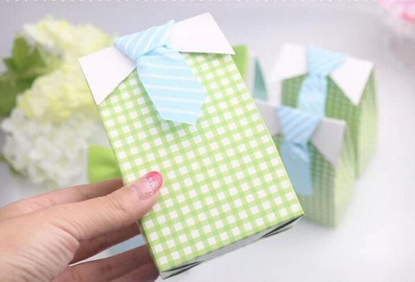 60 шт./лот Новые Свадебные пользу поле Мой Маленький Человек конфеты упаковка