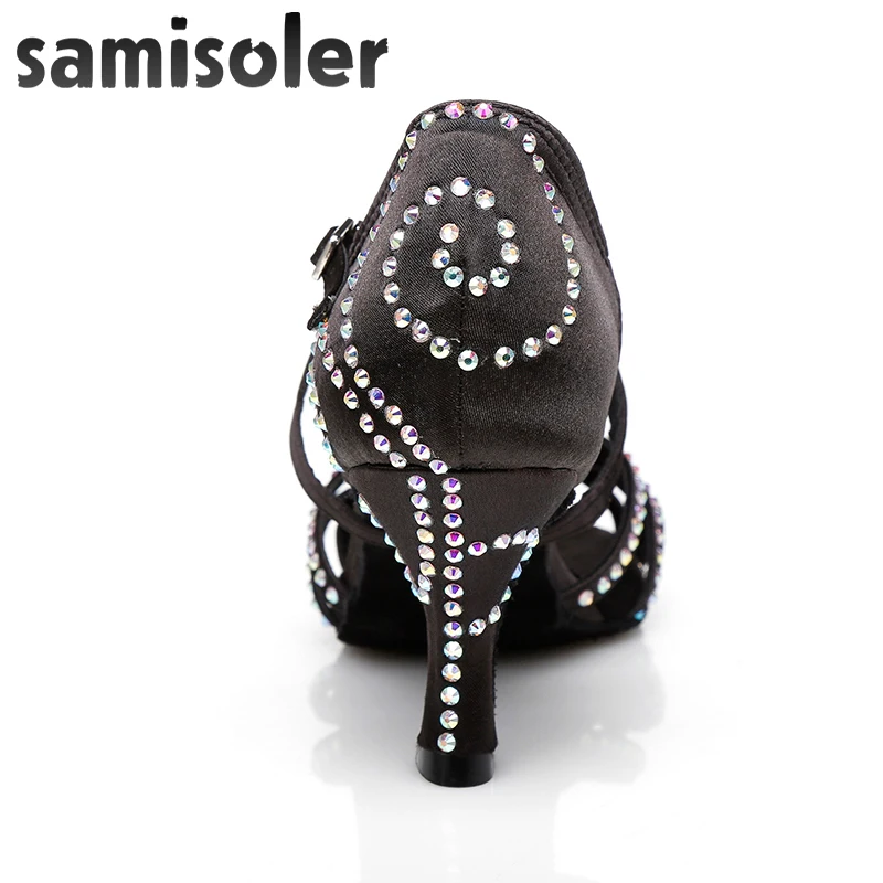 Женские атласные туфли для латиноамериканских танцев | Спорт и развлечения