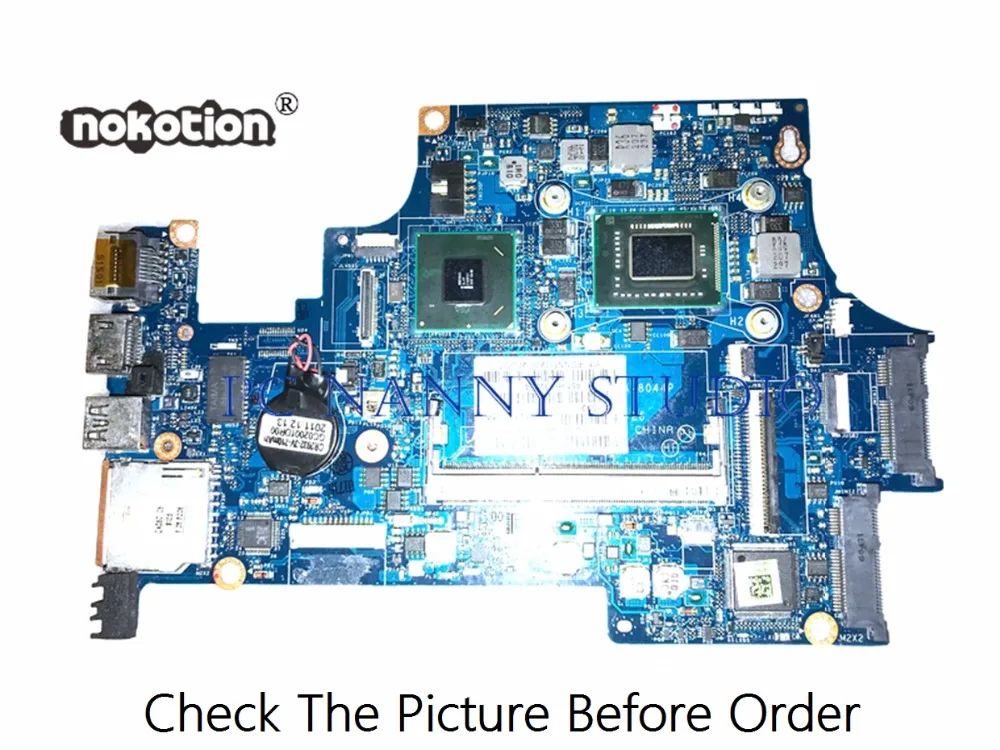 

PCNANNY для HP Folio 13-1000 материнская плата i5 2467M 1,6 ГГц CPU 672352-001 QAZ61 LA-8044P HM65 DDR3