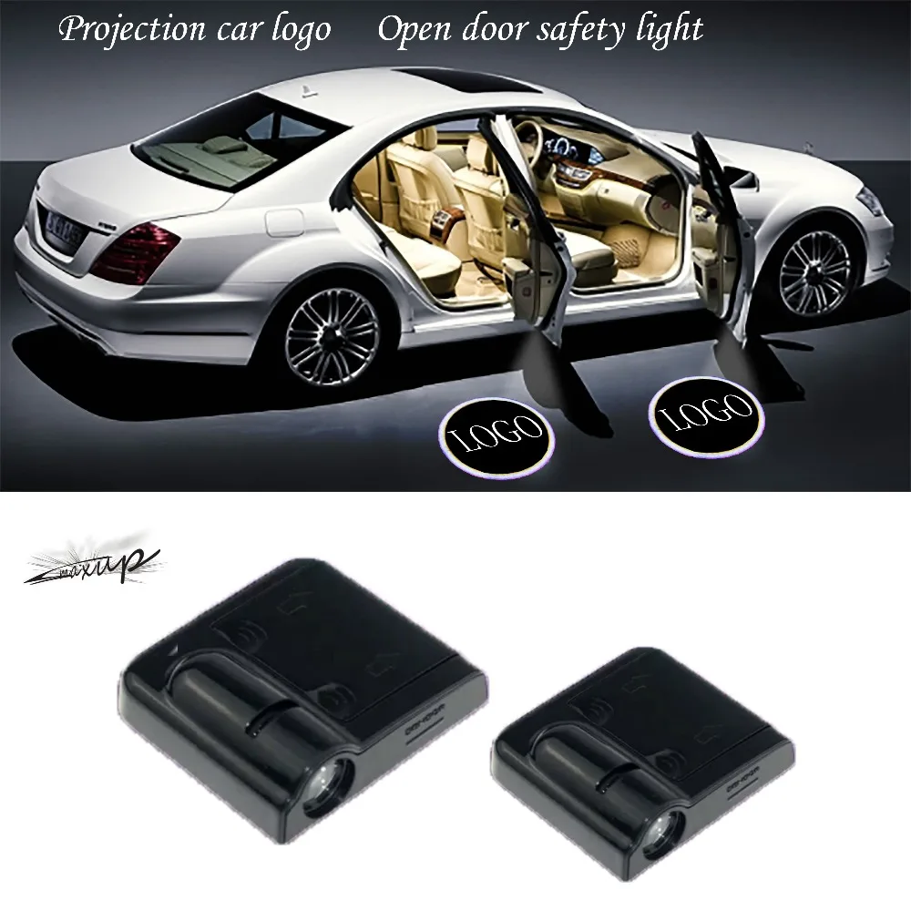 Maxup 2 шт. светодиодные логотипы автомобисветильник ы для внутренней двери