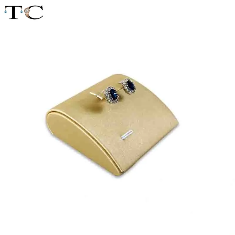 Подставка для сережек из искусственной кожи золотого цвета 2019 | Украшения и