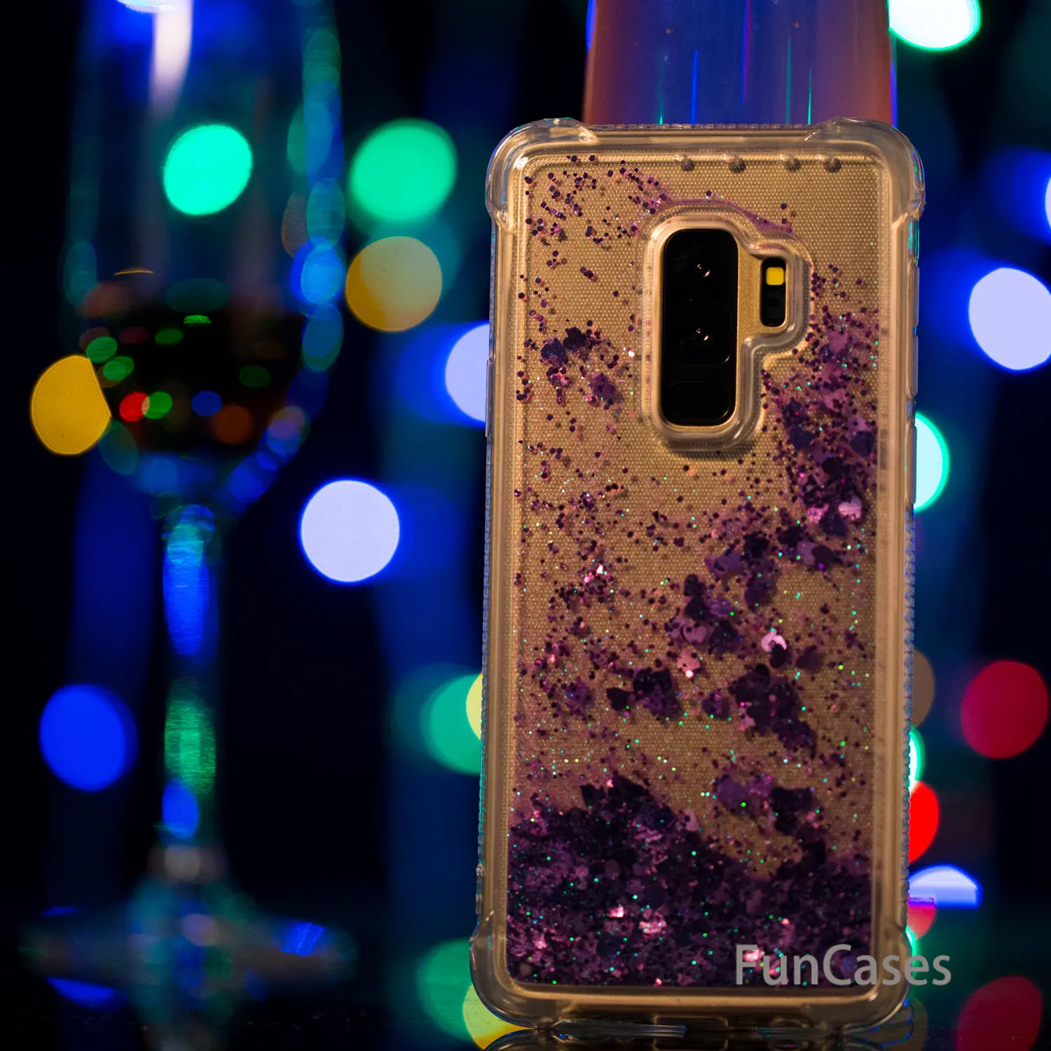 Чехол с сияющими блестками СПС Ajax samsung S9 плюс мягкий ТПУ чехол для телефона