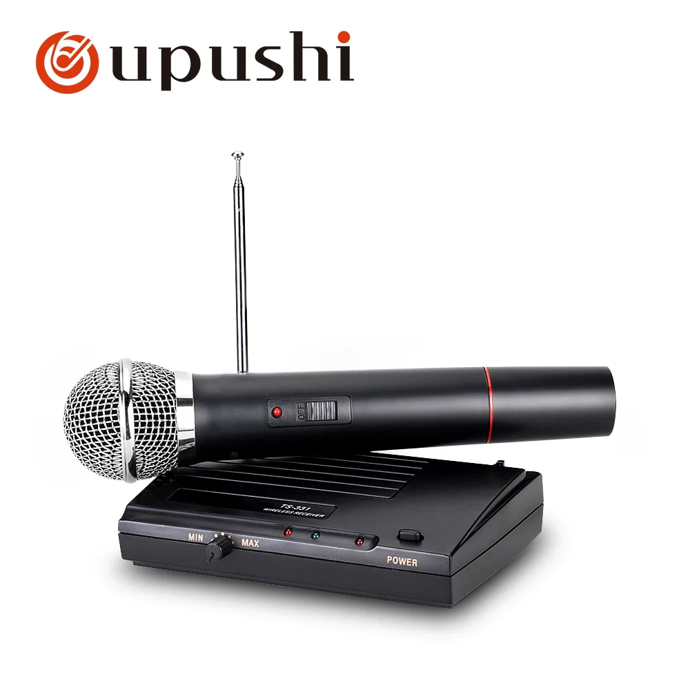 Wireless handheld microphone classroom teaching collar microphone mic oupushi small microfone cheap cordless VHF mic for singing