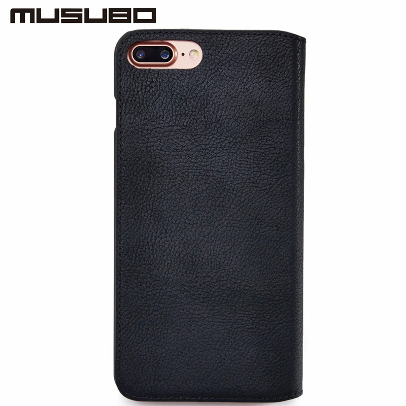 Musubo ультра тонкий телефон case для iphone 7 plus натуральной кожи класса люкс случаи