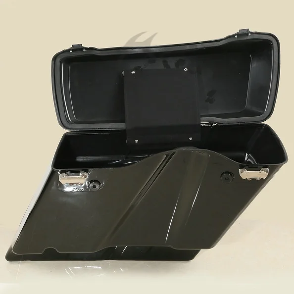 5 &quotяркий черный растягивающийся удлиненный жесткий мешок с ключом для Harley Touring FL