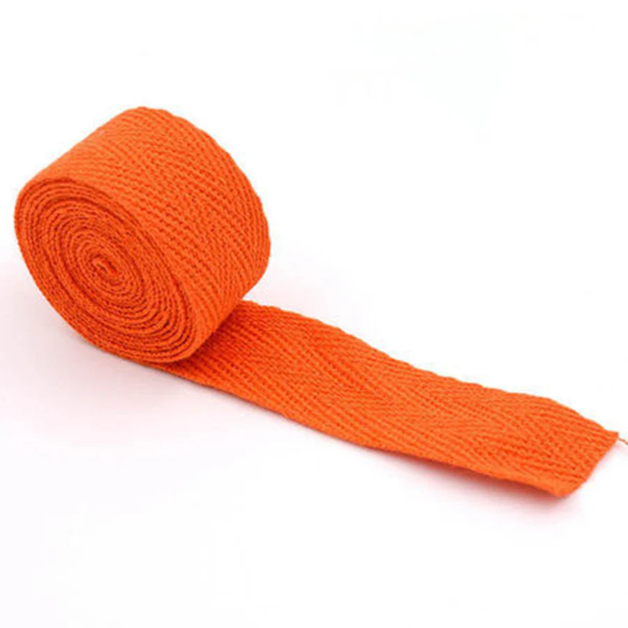 orange red 10 м/лот 20 мм мягкая хлопковая оплетка тесьма резинка с тесьмой ремень лента ошейник с ремешком сумка для прогулок, рюкзак Запчасти - Цвет: orange red