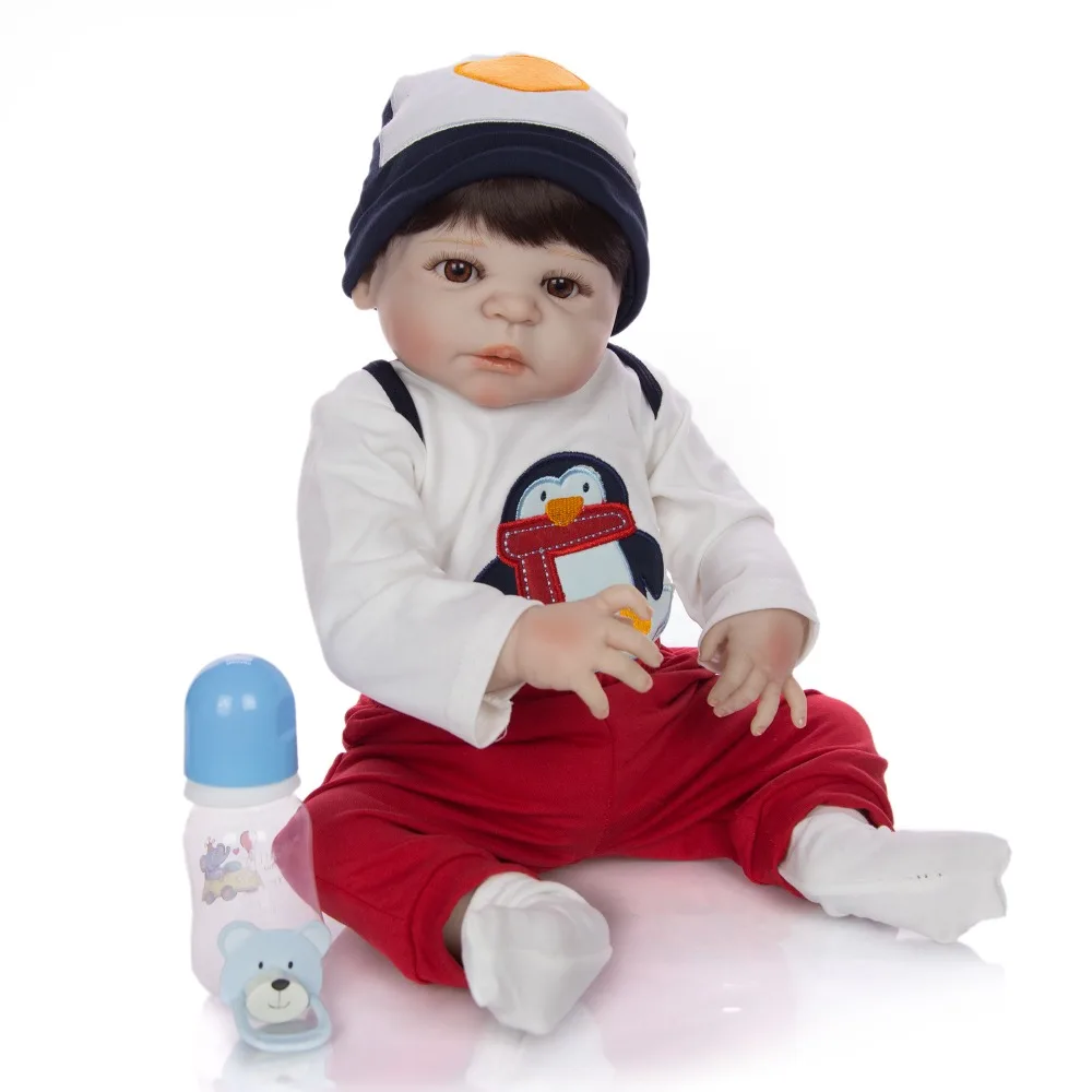 Кукла bebe reborn для маленьких мальчиков силиконовые игрушки виниловой ванны детей