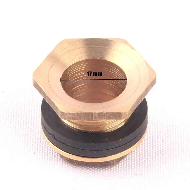 1 шт. медный соединитель NuoNuoWell 1/2 "(20 мм) водонепроницаемый шланг для аквариума