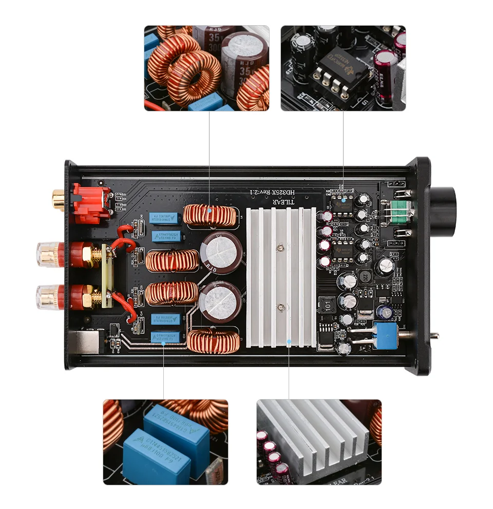 AIYIMA TPA3251 цифровой аудио усилитель Hi-Fi усилитель мощности 2,0 Домашний Мини Профессиональный Усилитель NE5532 175 Вт* 2 супер TDA7498E/TPA3116