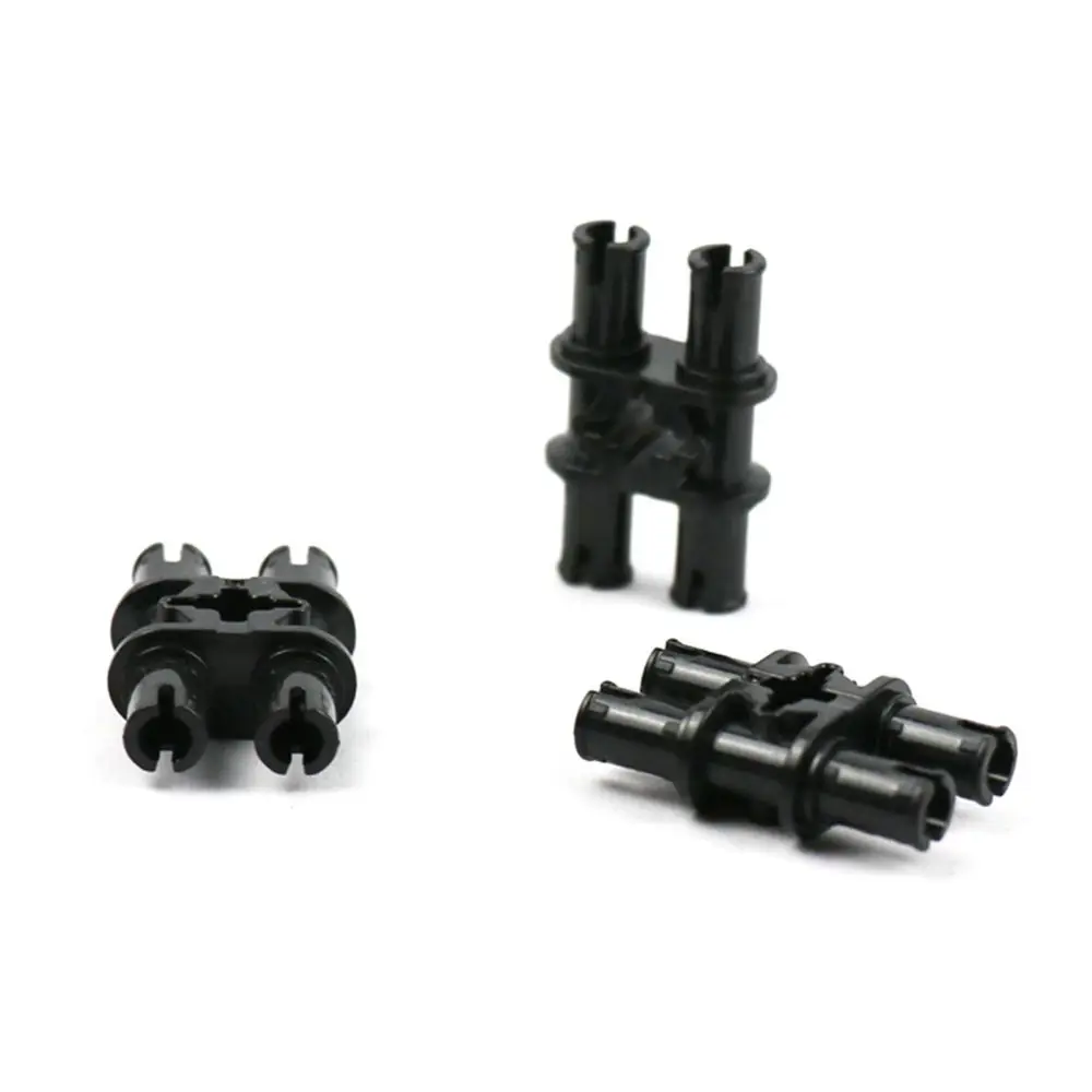 Технический штифт с двойным отверстием оси MOC строительные блоки кирпичи модель