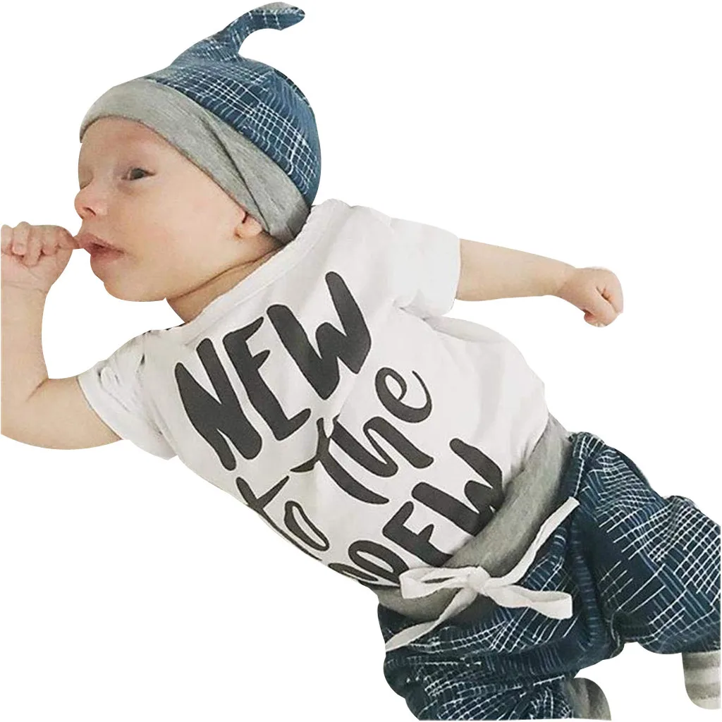 Одежда для новорожденных одежда маленьких мальчиков комбинезон с надписью +