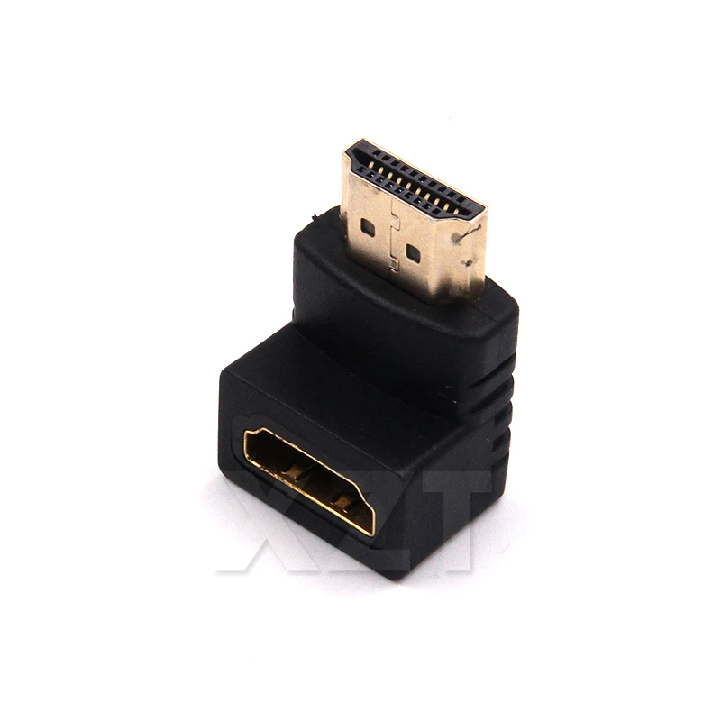 90 градусов HDMI к HDMI адаптер HDMI мужчин и женщин конвертер для 19 pin кабели HDMI конвертер