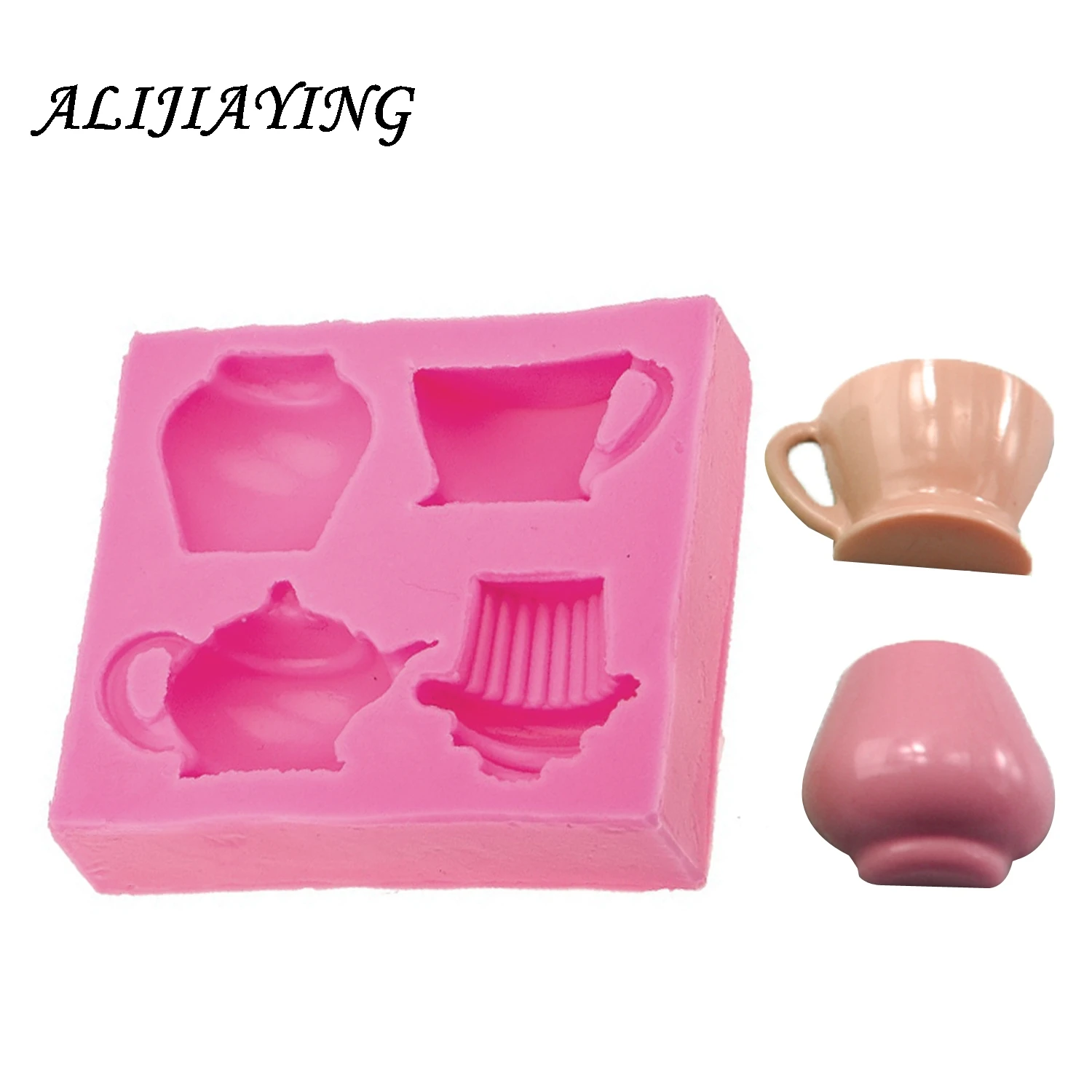 Cup Silicone Soap Mould Chocolate Mold Fondant Cake Decorating Tools Baking Tool Cupcake D0570