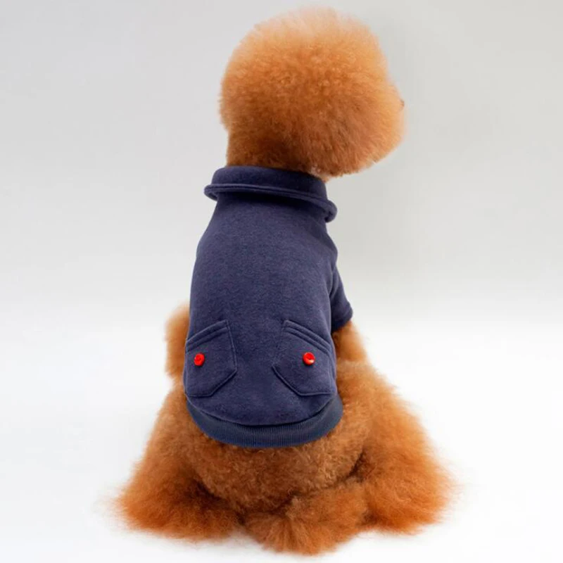 Толстовка с капюшоном для собак sudadera perro одежда щенков отворотами bluza dla psa
