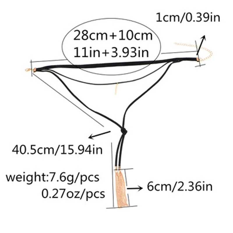Многослойное длинное ожерелье с подвеской кисточкой для женщин вощеное в