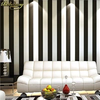 beibehang papel de parede 3d metallic modern vinyl wallpaper striped background black white geometry wall paper for living room