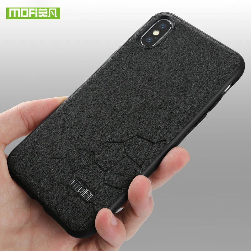 Для iPhone х чехол кожаный бумажник Элитный бренд для Apple X силиконовый Mofi Heavy Duty