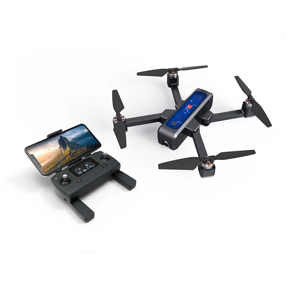 Бесщеточный складной Радиоуправляемый Дрон Mjx Bugs 4w B4w с Gps 5g Wi Fi Fpv камерой 2k анти