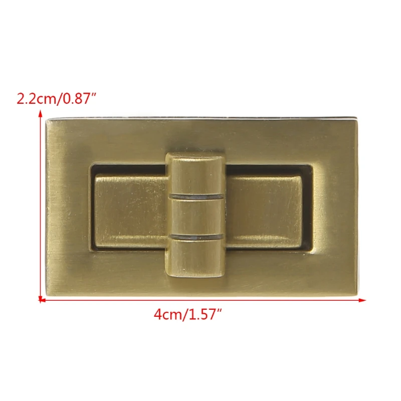 THINKTHENDO Fashion 2018 New Metal Clasp Turn Lock Twist for DIY Handbag Craft Bag Purse Hardware Accessories | Багаж и сумки